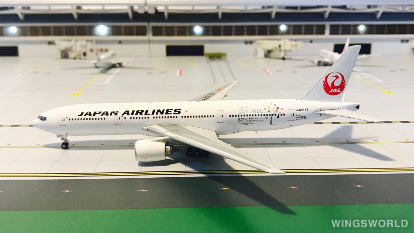 Phoenix 1:400 PH11360 Japan Airlines 日本航空 Boeing 777-200 JA8978