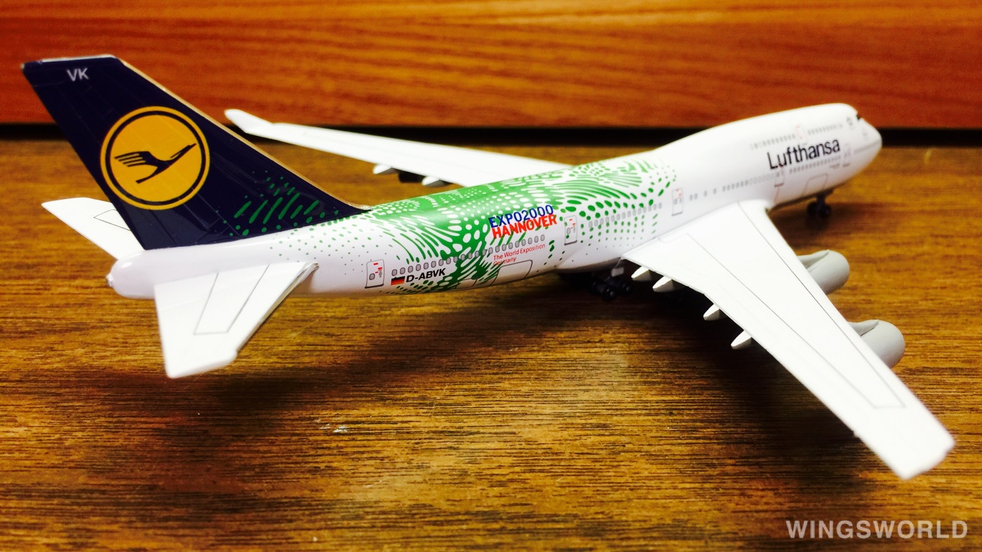 Dragon Models 1:400 55183 Lufthansa 汉莎航空 Boeing 747-400 D-ABVK