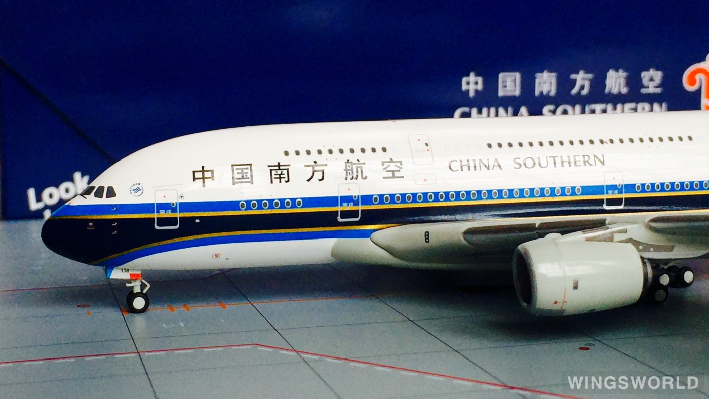 Geminijets 1:400 GJCSN1106 China Southern 中国南方航空 Airbus A380-800 B-6136