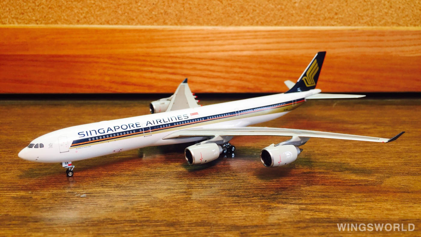 Phoenix 1:400 PH10557 Singapore Airlines 新加坡航空 Airbus A340-500 9V-SGA