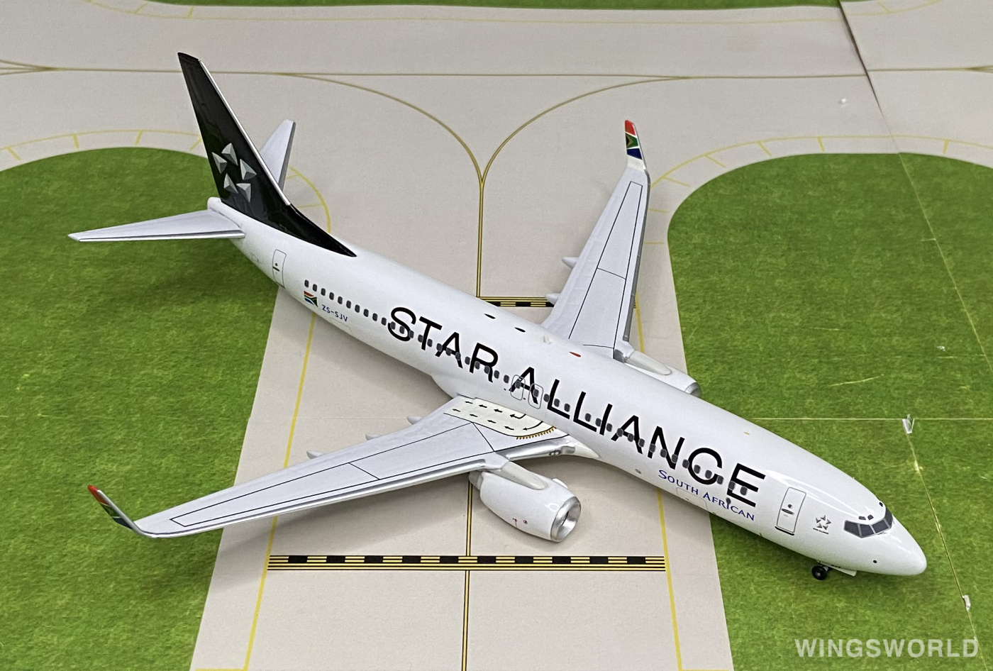 Aviation200 1:200 BBOXSTAR03 South African Airways 南非航空 Boeing 737-800 ZS-SJV