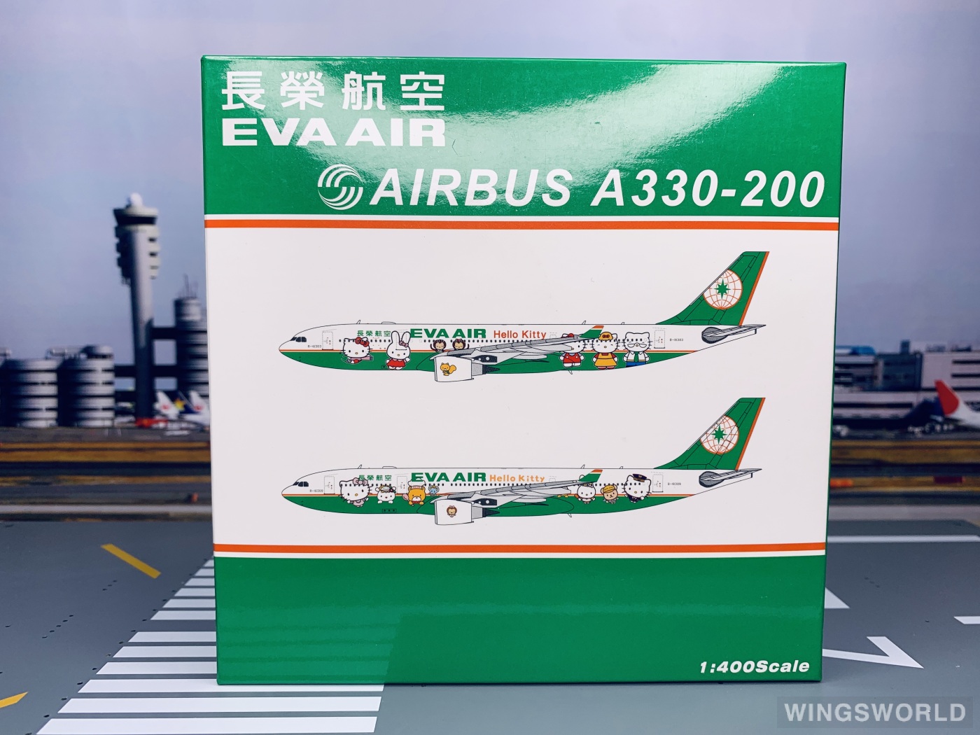 Pandamodel 1:400 PM-B-16303 EVA Air 长荣航空 Airbus A330-200 B-16303