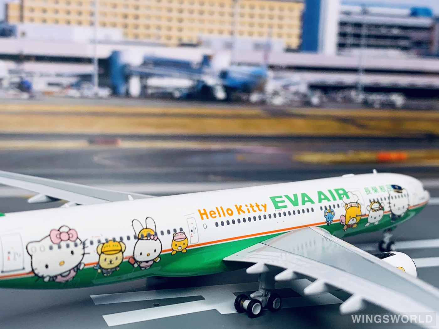 Pandamodel 1:400 PM-B-16309 EVA Air 长荣航空 Airbus A330-200 B-16309
