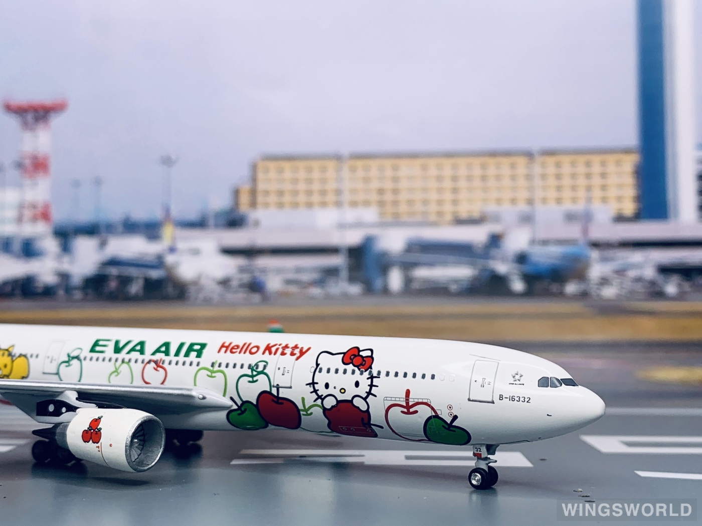 AeroClassics 1:400 AC4B16332 EVA Air 长荣航空 Airbus A330-300 B-16332