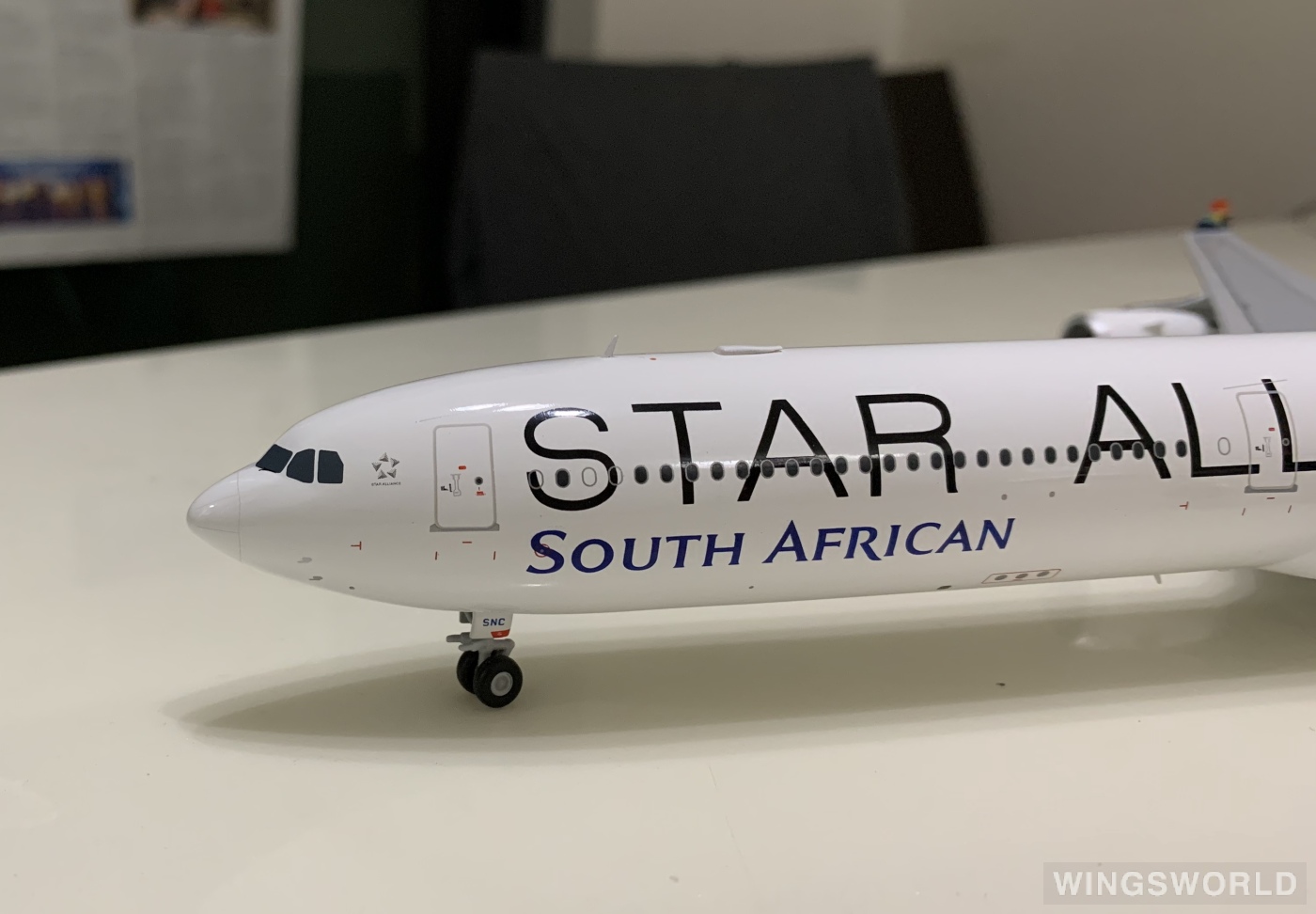 JC Wings 1:200 XX2489 South African Airways 南非航空 Airbus A340-600 ZS-SNC