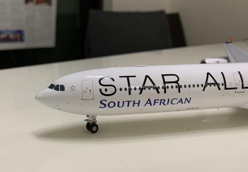 South African Airways 南非航空 Airbus A340-600 ZS-SNC XX2489 JC Wings 1:200