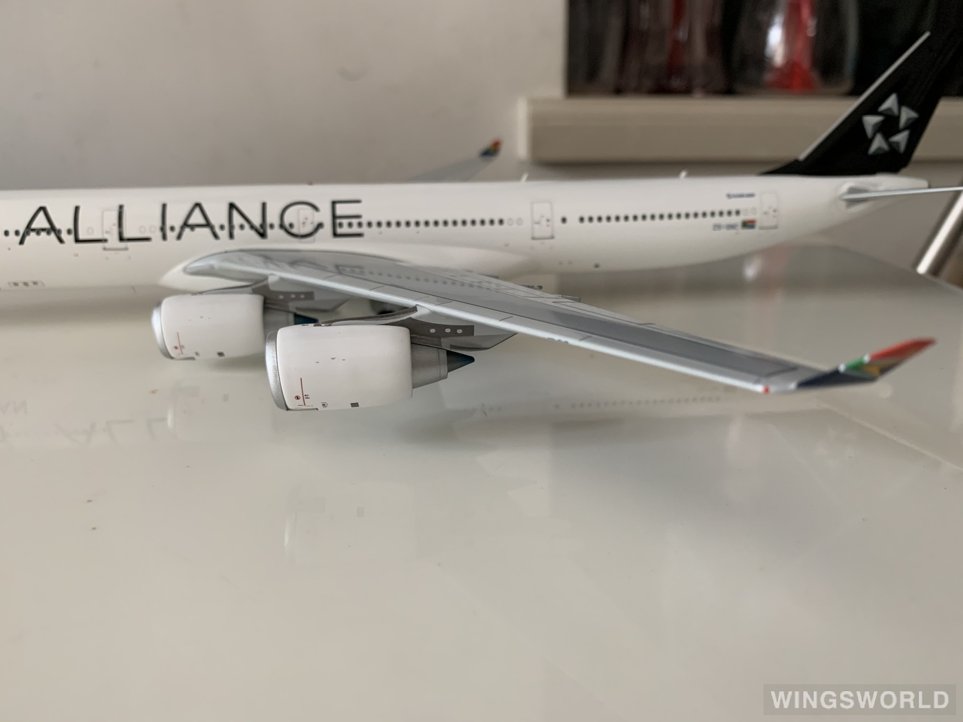 JC Wings 1:200 XX2489 South African Airways 南非航空 Airbus A340-600 ZS-SNC