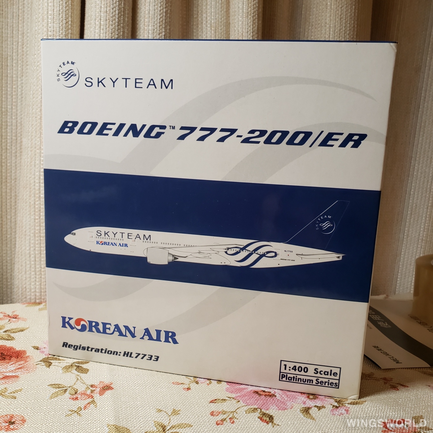 Phoenix 1:400 PH10364 Korean Air 大韩航空 Boeing 777-200 HL7733