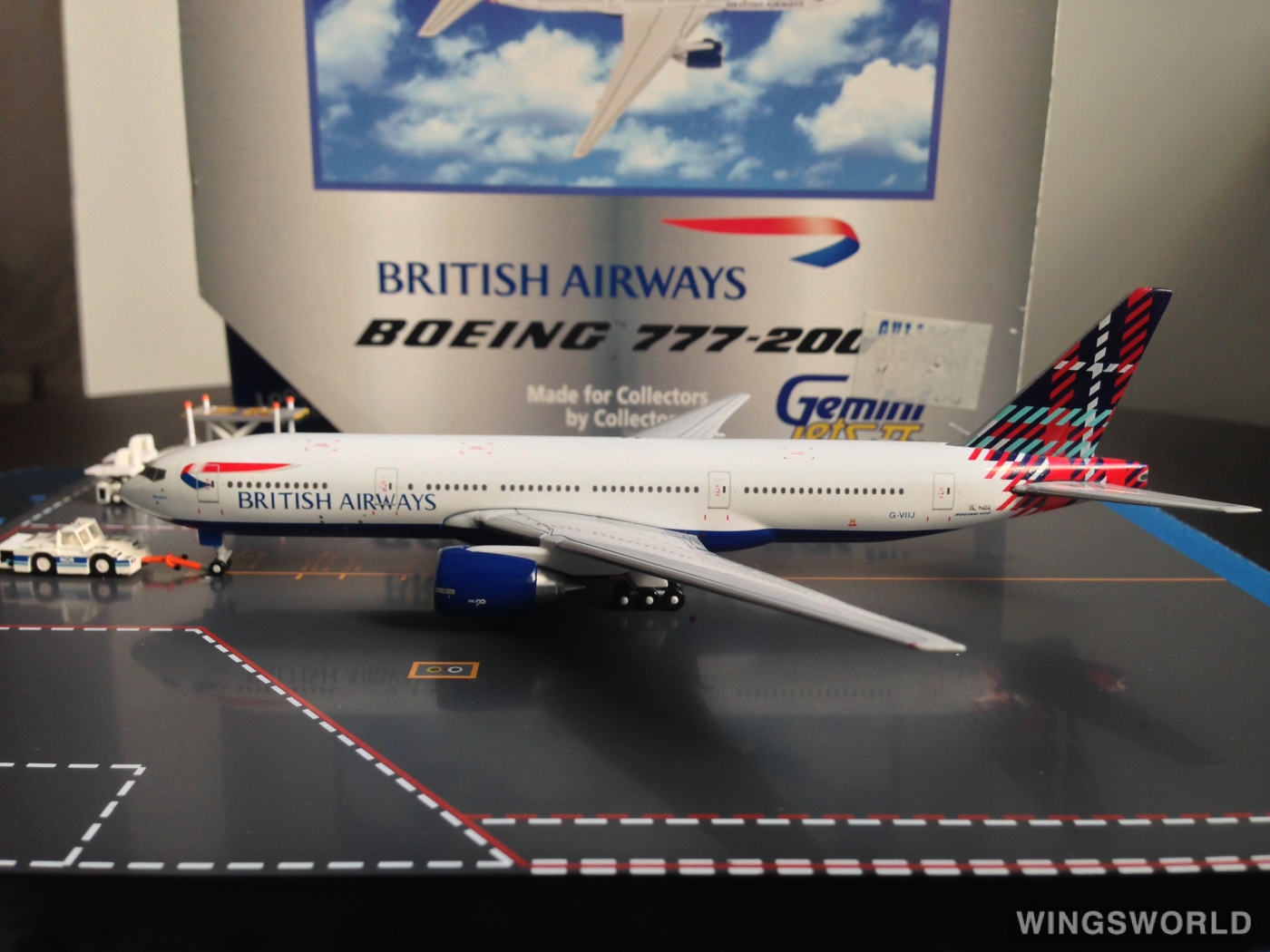 Geminijets 1:400 GJBAW355 British Airways 英国航空 Boeing 777-200 G-VIIJ