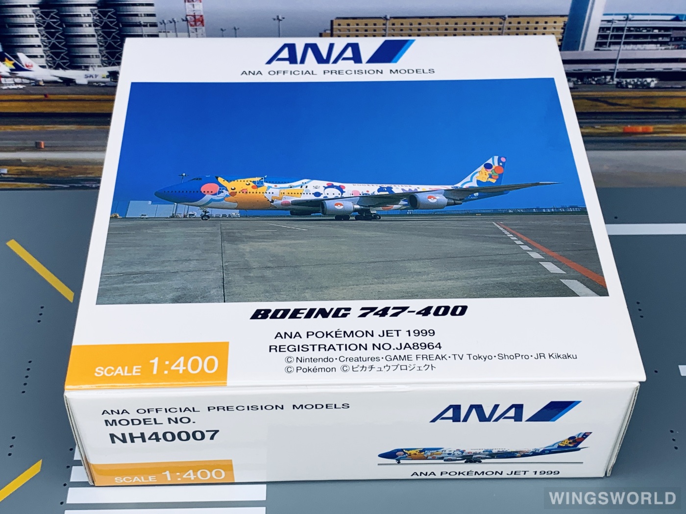 Hogan 1:400 NH40007 ANA 全日空 Boeing 747-400 JA8964