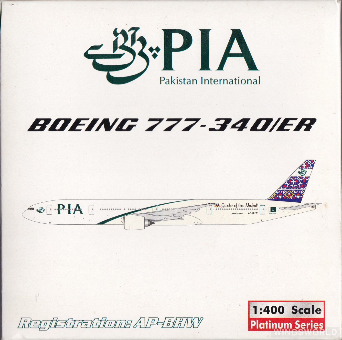 Phoenix 1:400 PH10172 PIA 巴基斯坦航空 Boeing 777-300ER AP-BHW