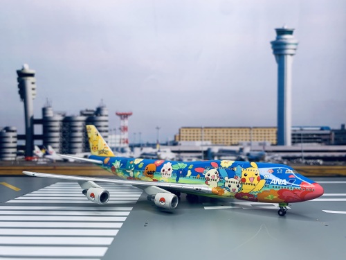 Hogan 1:400 Boeing 747-400 ANA 全日空NH40011 JA8956 OHANA JUMBO