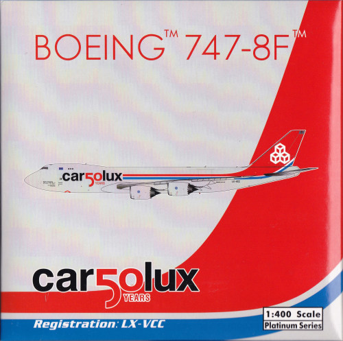 Cargolux 卢森堡货运航空 Boeing 747-8F LX-VCC 50周年 PH11605 Phoenix 1:400