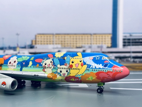 Hogan 1:400 Boeing 747-400 ANA 全日空NH40011 JA8956 OHANA JUMBO