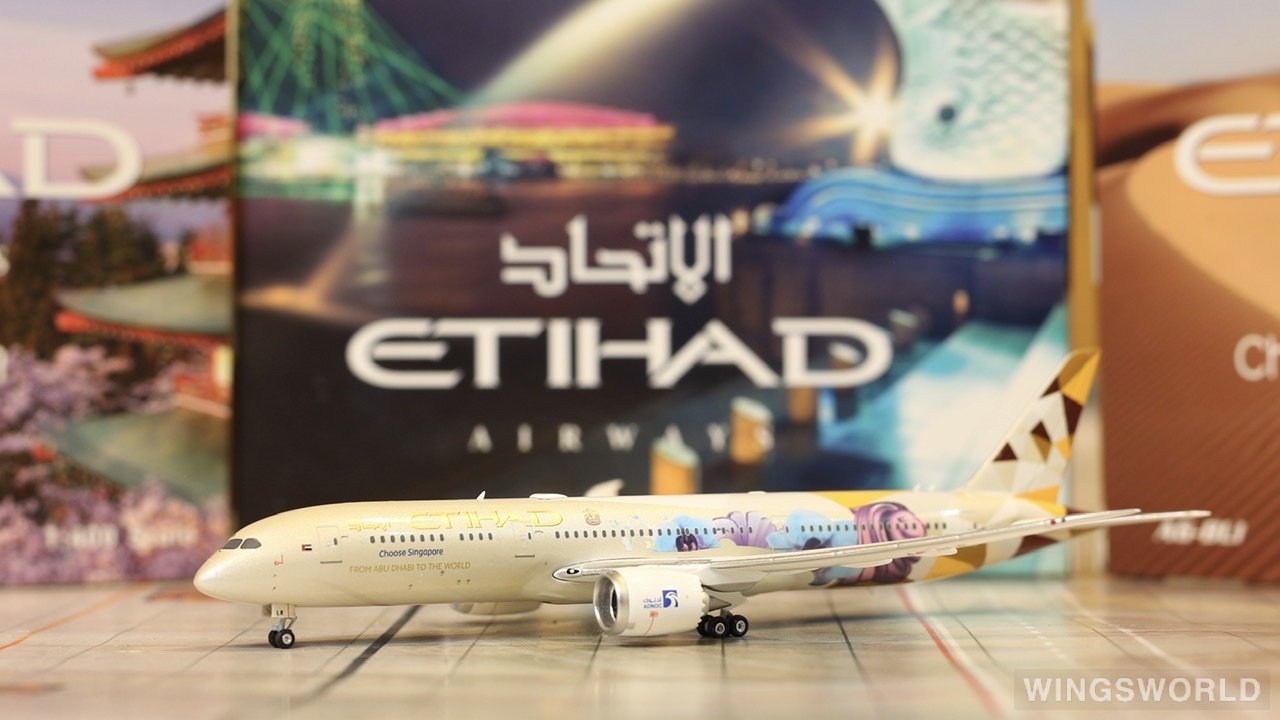 Phoenix 1:400 PH04314 Etihad Airways 阿提哈德航空 Boeing 787-9 A6-BLR