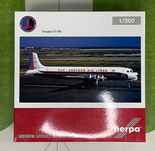 Eastern Air Lines 美国东方航空 Douglas DC-6 N6121C  558495 Herpa 1:200