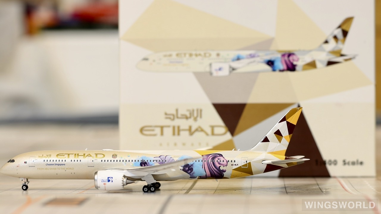 Phoenix 1:400 PH04314 Etihad Airways 阿提哈德航空 Boeing 787-9 A6-BLR