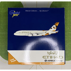 Etihad Airways 阿提哈德航空 Airbus A380-800 A6-APA  GJETD1425 Geminijets 1:400
