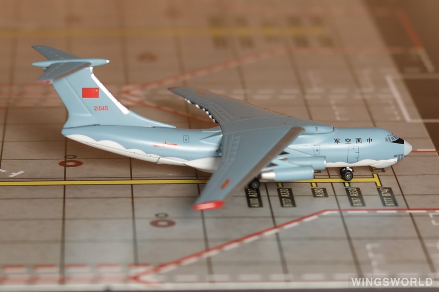 Witty 1:400 WT4I76014 PLAAF 中国空军 Ilyushin Il-76 21045