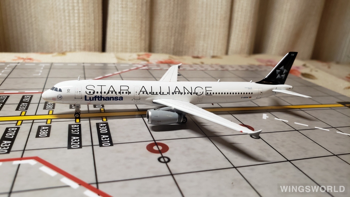 Phoenix 1:400 PH04043 Lufthansa 汉莎航空 Airbus A321 D-AIRW