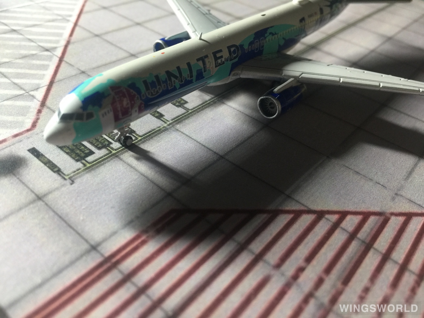 Geminijets 1:400 GJ4N14102 United Airlines 美国联合航空 Boeing 757-200 N14102