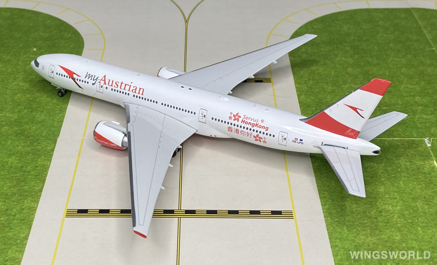 Phoenix 1:400 PH04109 Austrian Airlines 奥地利航空 Boeing 777-200 OE-LPD