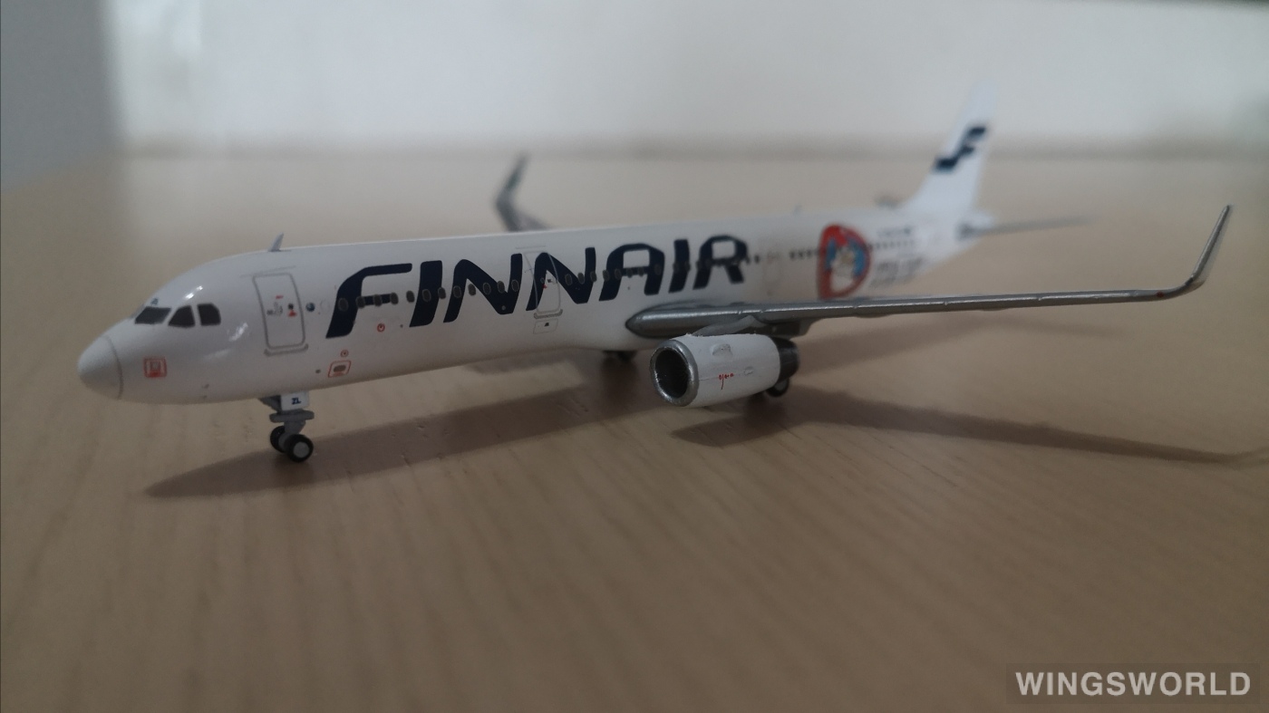 JC Wings 1:400 LH4039 Finnair 芬兰航空 Airbus A321 OH-LZL