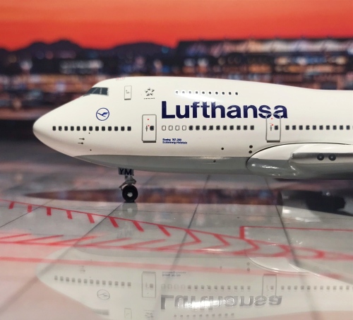 Lufthansa 汉莎航空 Boeing 747-200 D-ABYM BB4-2006-XX Big Bird 1:400