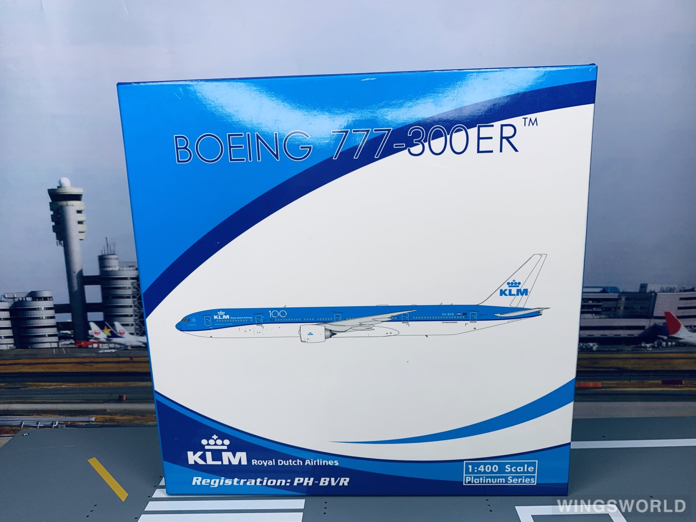 Phoenix 1:400 PH11568 KLM 荷兰皇家航空 Boeing 777-300ER PH-BVR