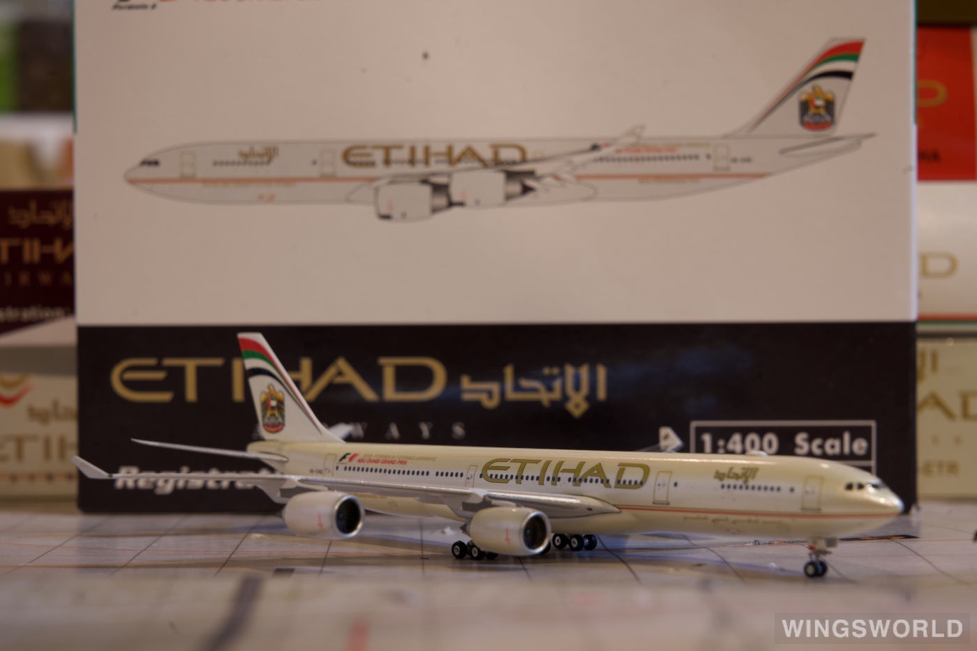 Phoenix 1:400 PH11240 Etihad Airways 阿提哈德航空 Airbus A340-500 A6-EHA