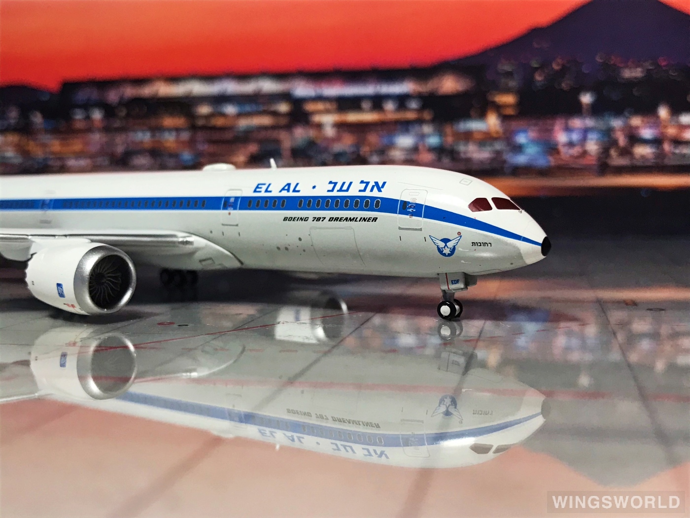 Geminijets 1:400 GJELY1893 El Al 以色列航空 Boeing 787-9 4X-EDF