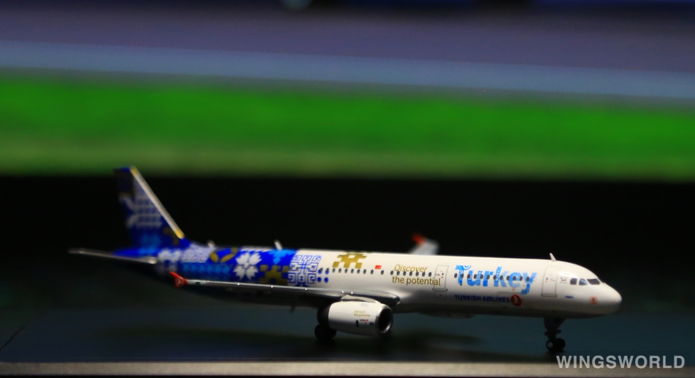 JC Wings 1:400 XX4305 Turkish Airlines 土耳其航空 Airbus A321 TC-JRG