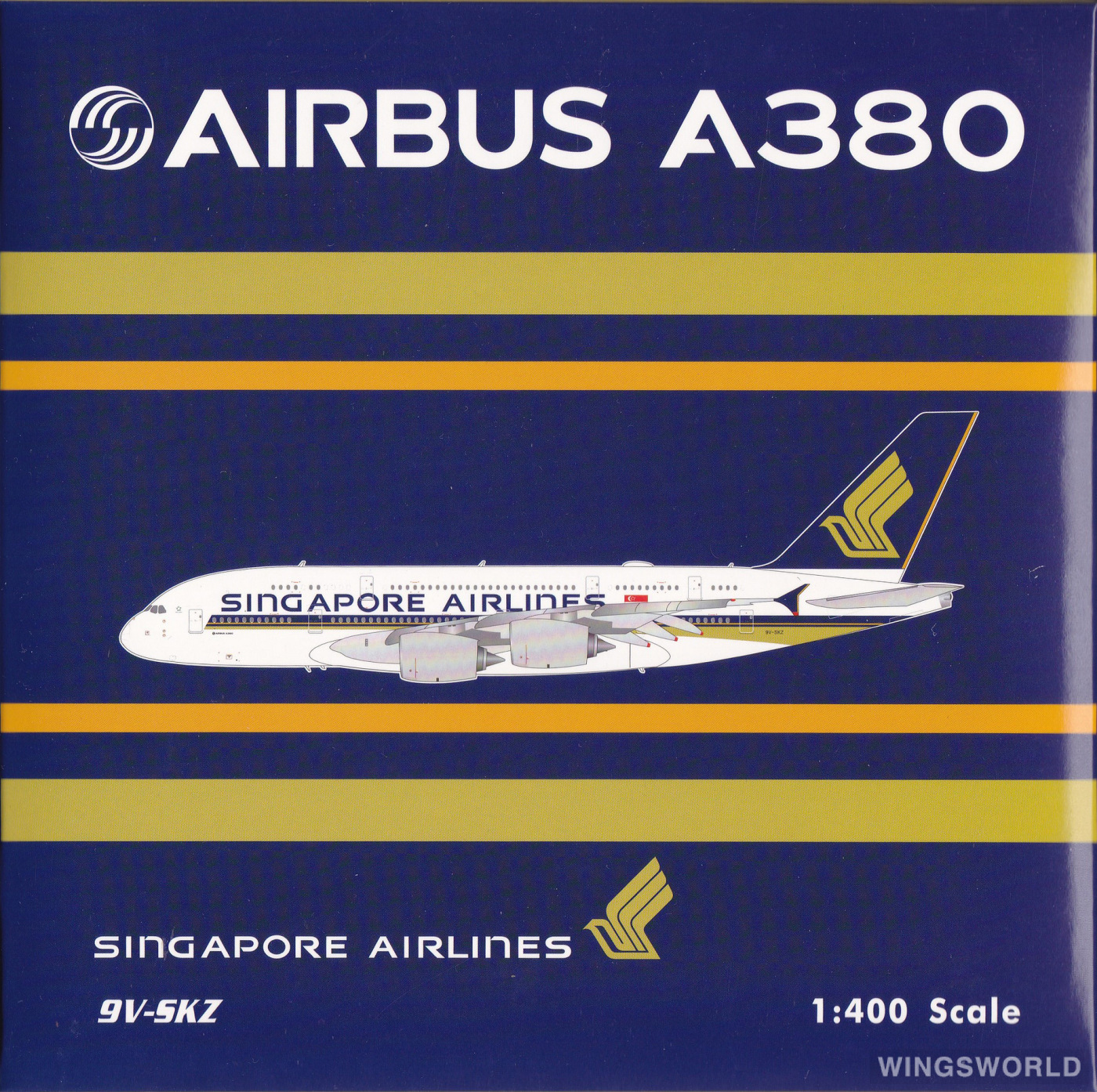 Phoenix 1:400 Airbus A380-800 Singapore Airlines 新加坡航空PH04328 