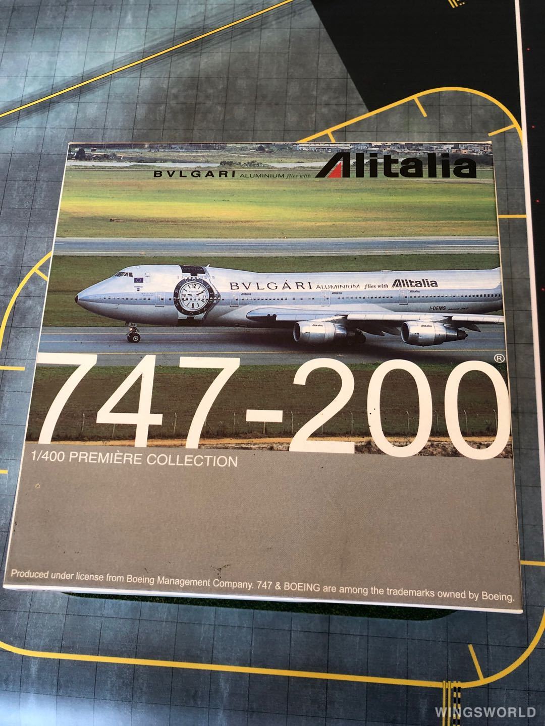 Dragon Models 1:400 55538 Alitalia 意大利航空 Boeing 747-200 I-DEMS