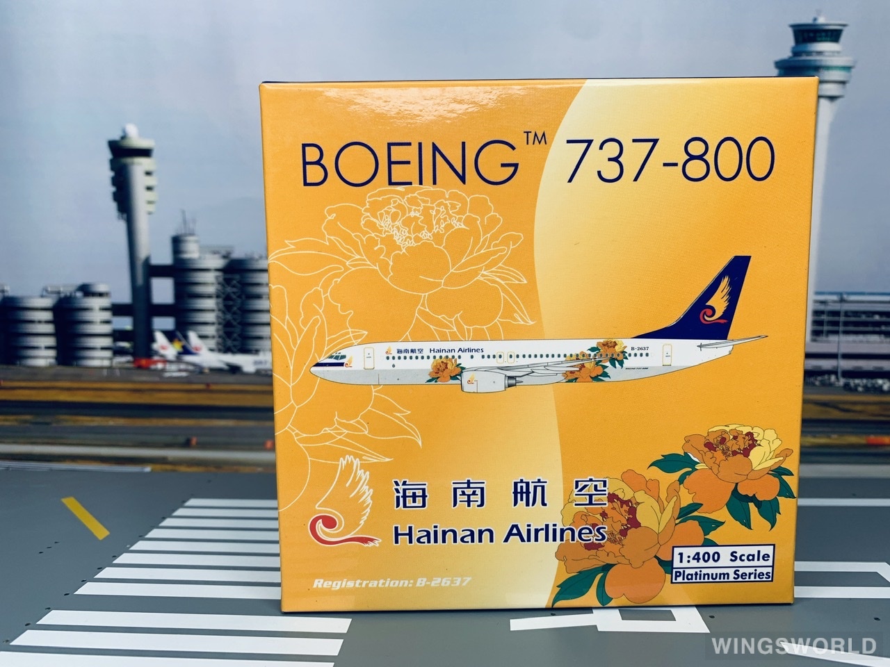 Phoenix 1:400 PH10754 Hainan Airlines 海南航空 Boeing 737-800 B-2637