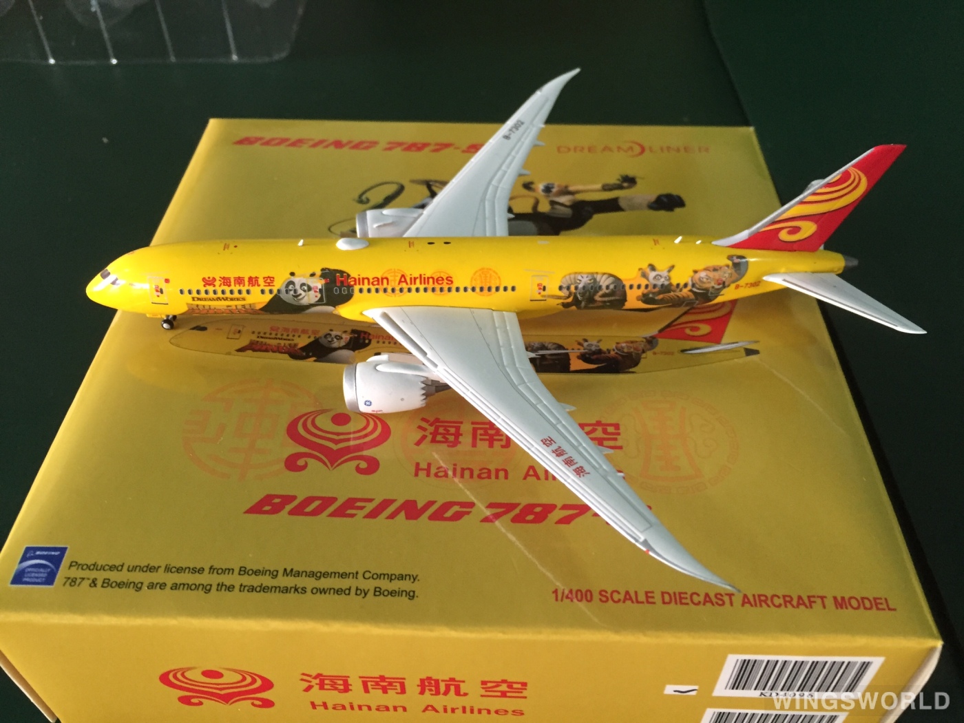 JC Wings 1:400 KD4096 Hainan Airlines 海南航空 Boeing 787-9 B-7302