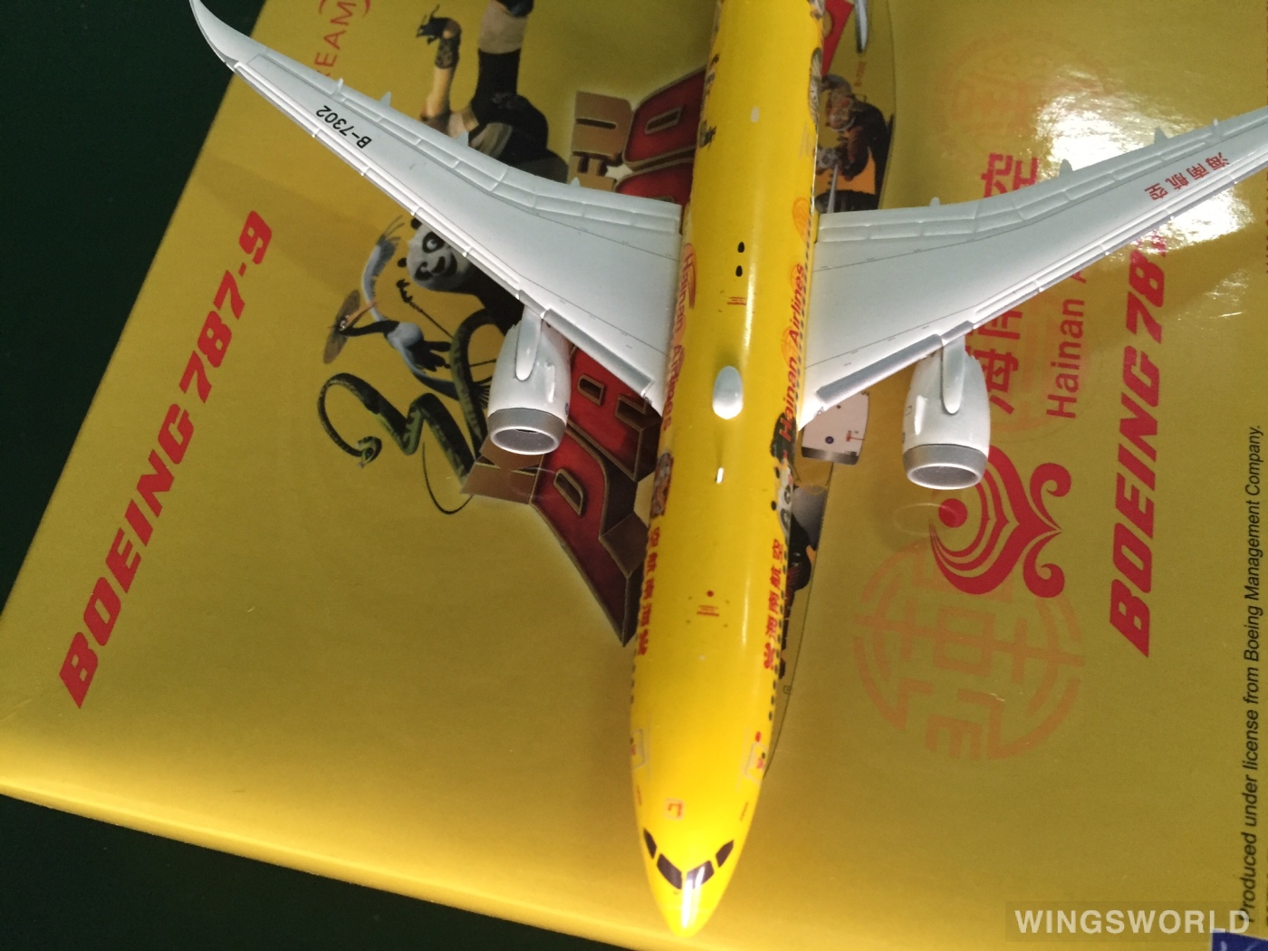 JC Wings 1:400 KD4096 Hainan Airlines 海南航空 Boeing 787-9 B-7302