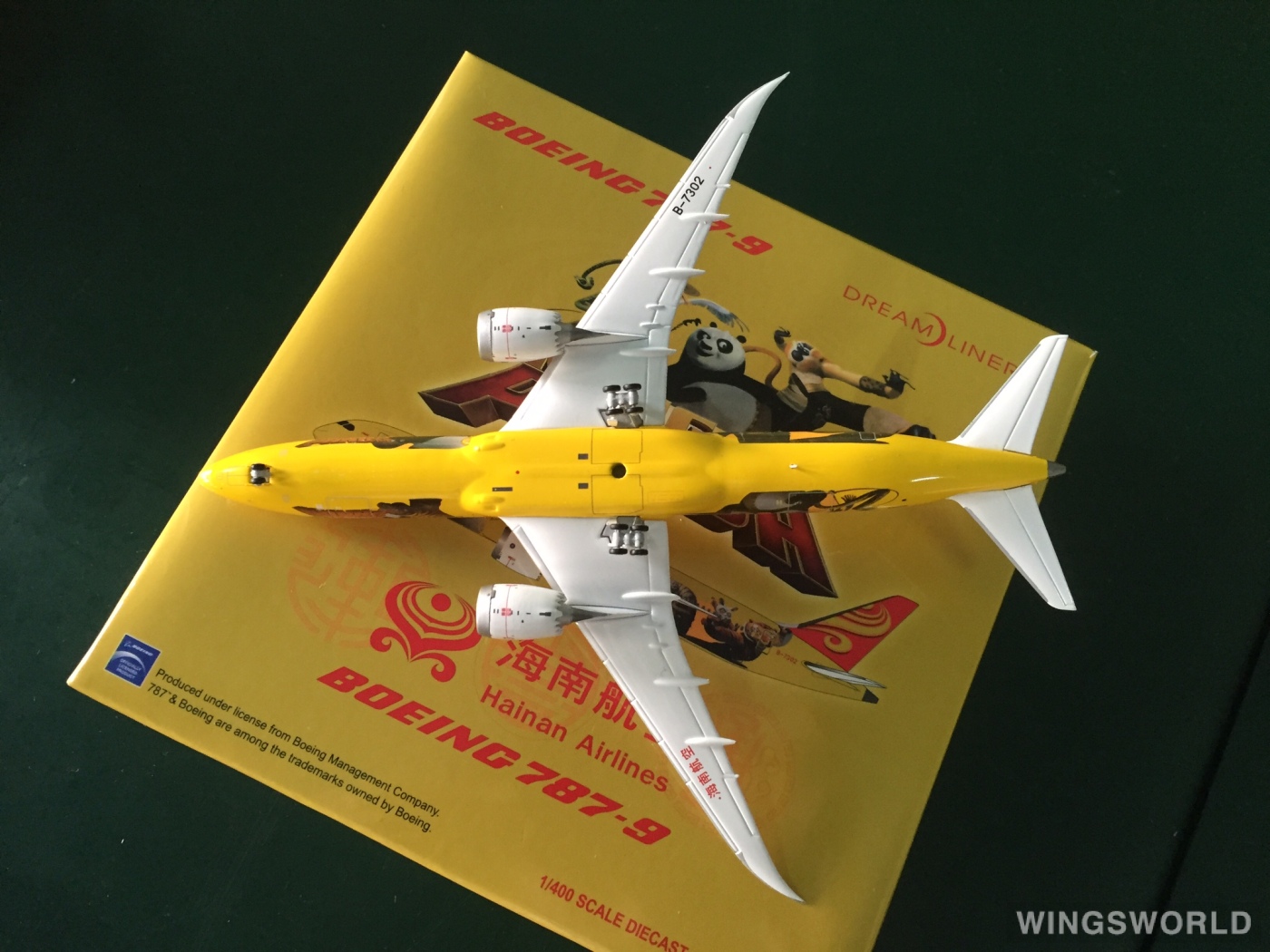JC Wings 1:400 KD4096 Hainan Airlines 海南航空 Boeing 787-9 B-7302