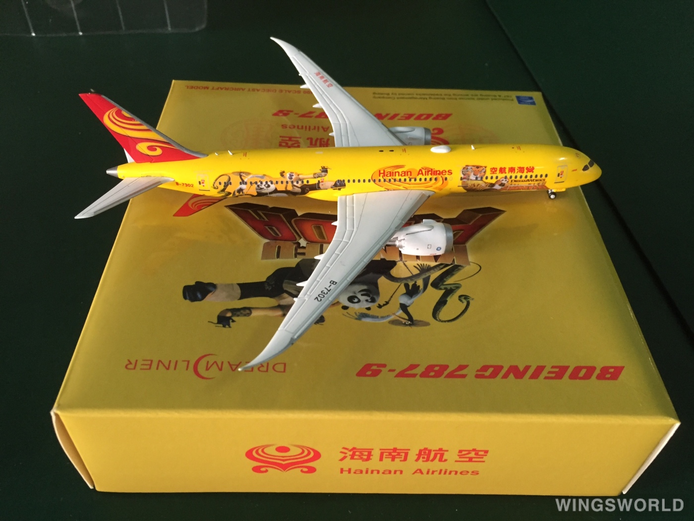 JC Wings 1:400 KD4096 Hainan Airlines 海南航空 Boeing 787-9 B-7302