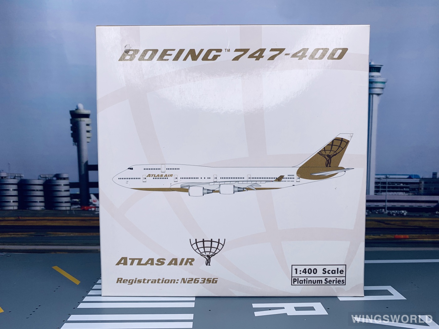 Phoenix 1:400 PH10403 Atlas Air 阿特拉斯航空 Boeing 747-400 N263SG