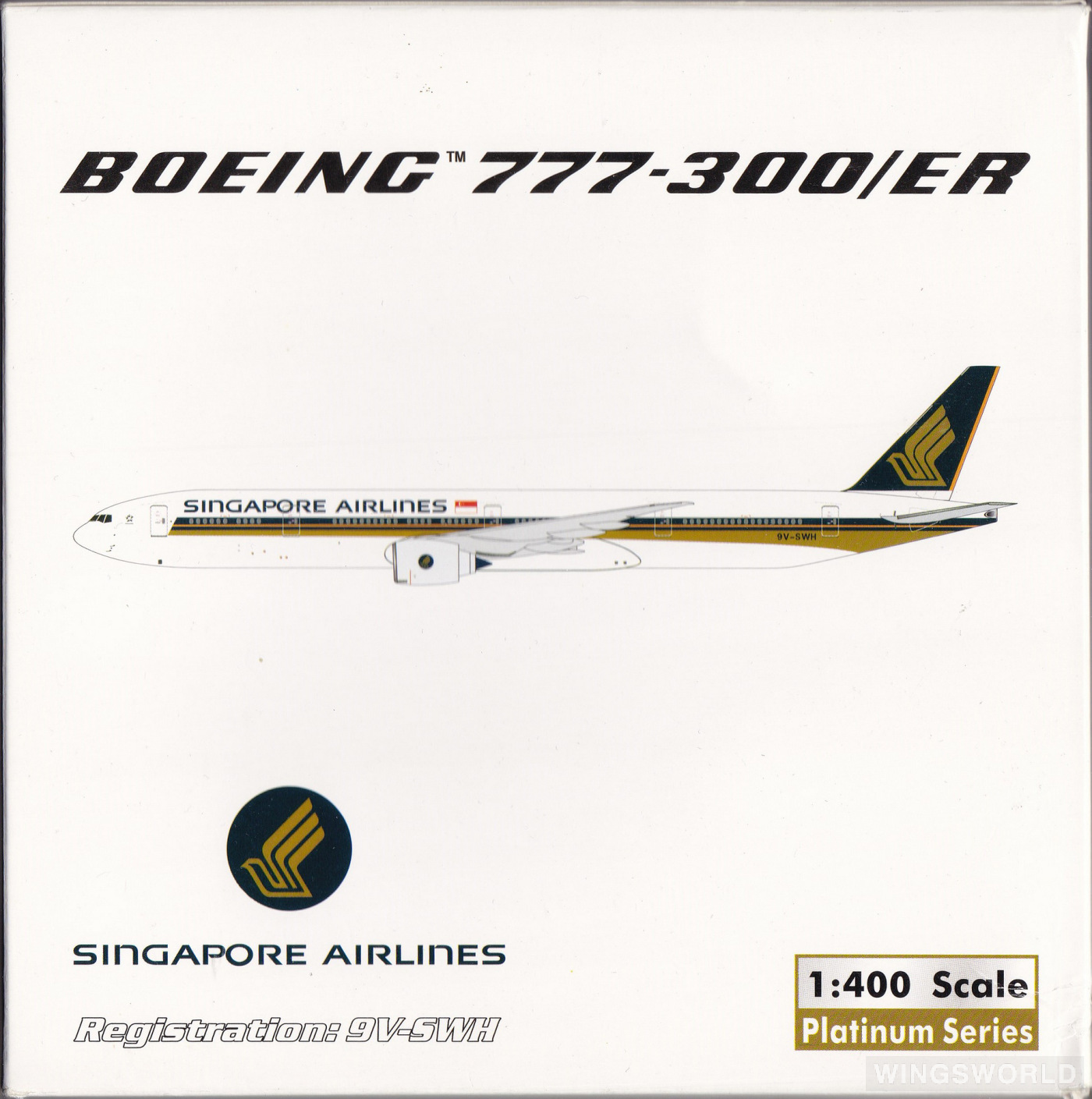 Phoenix 1:400 PH10194 Singapore Airlines 新加坡航空 Boeing 777-300ER 9V-SWH