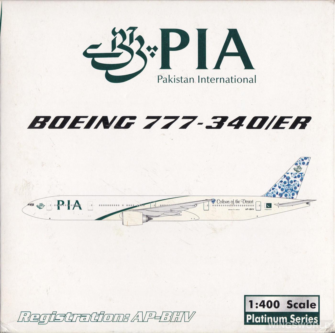 Phoenix 1:400 PH10171 PIA 巴基斯坦航空 Boeing 777-300ER AP-BHV