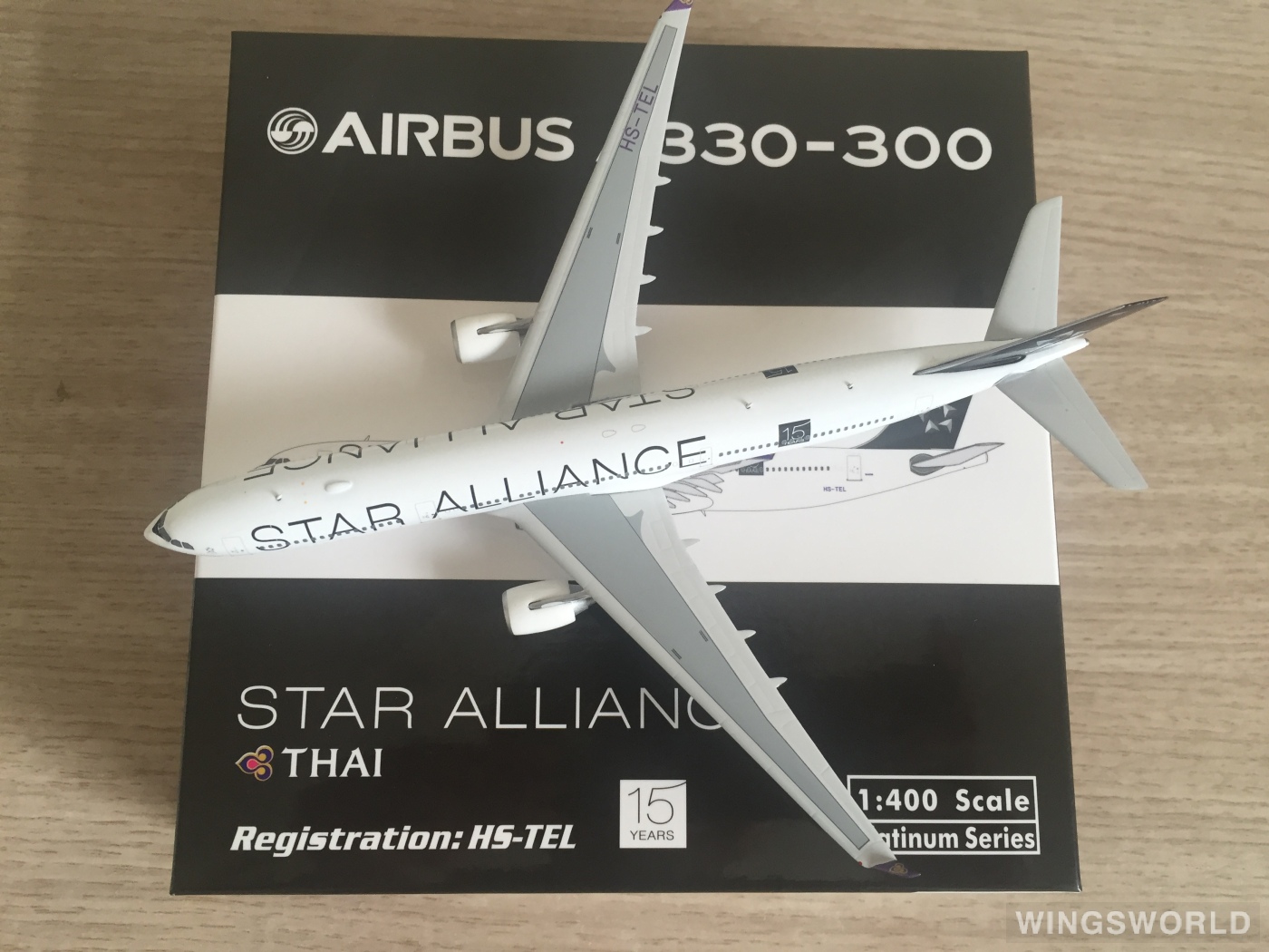 Phoenix 1:400 PH11185 Thai Airways 泰国国际航空 Airbus A330-300 HS-TEL