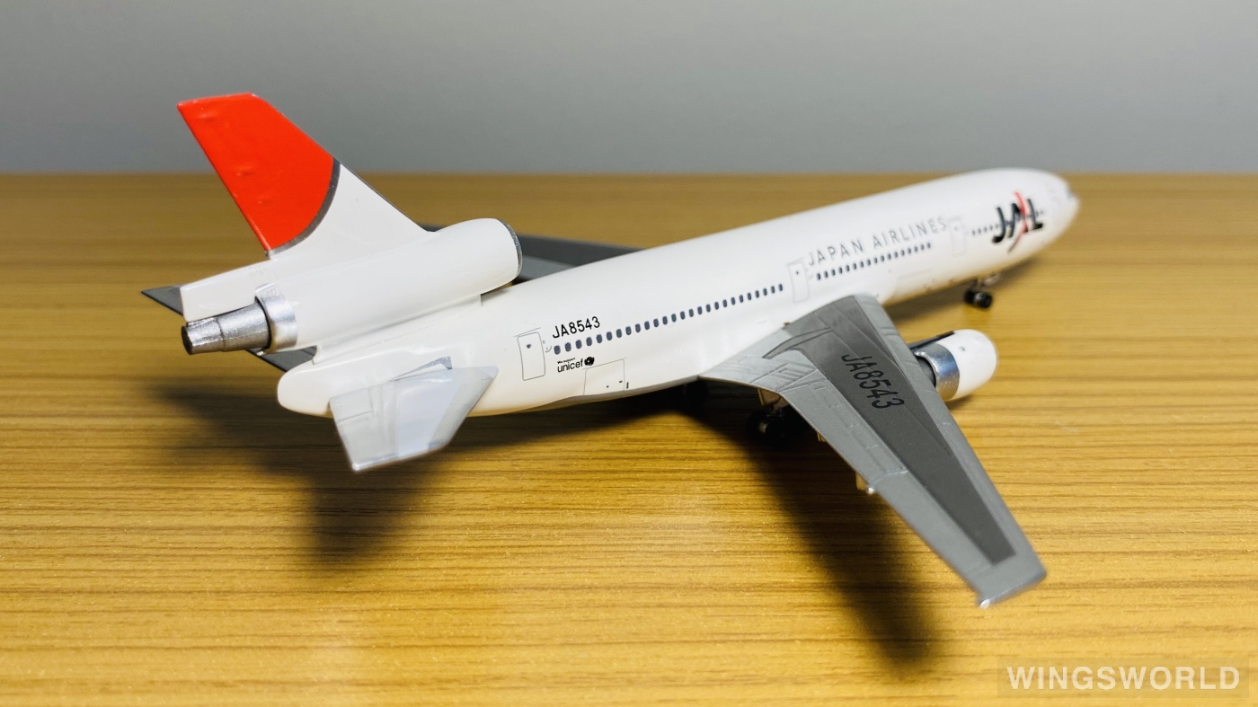 AeroClassics 1:400 ACJA8543 Japan Airlines 日本航空 McDonnell Douglas DC-10 JA8543