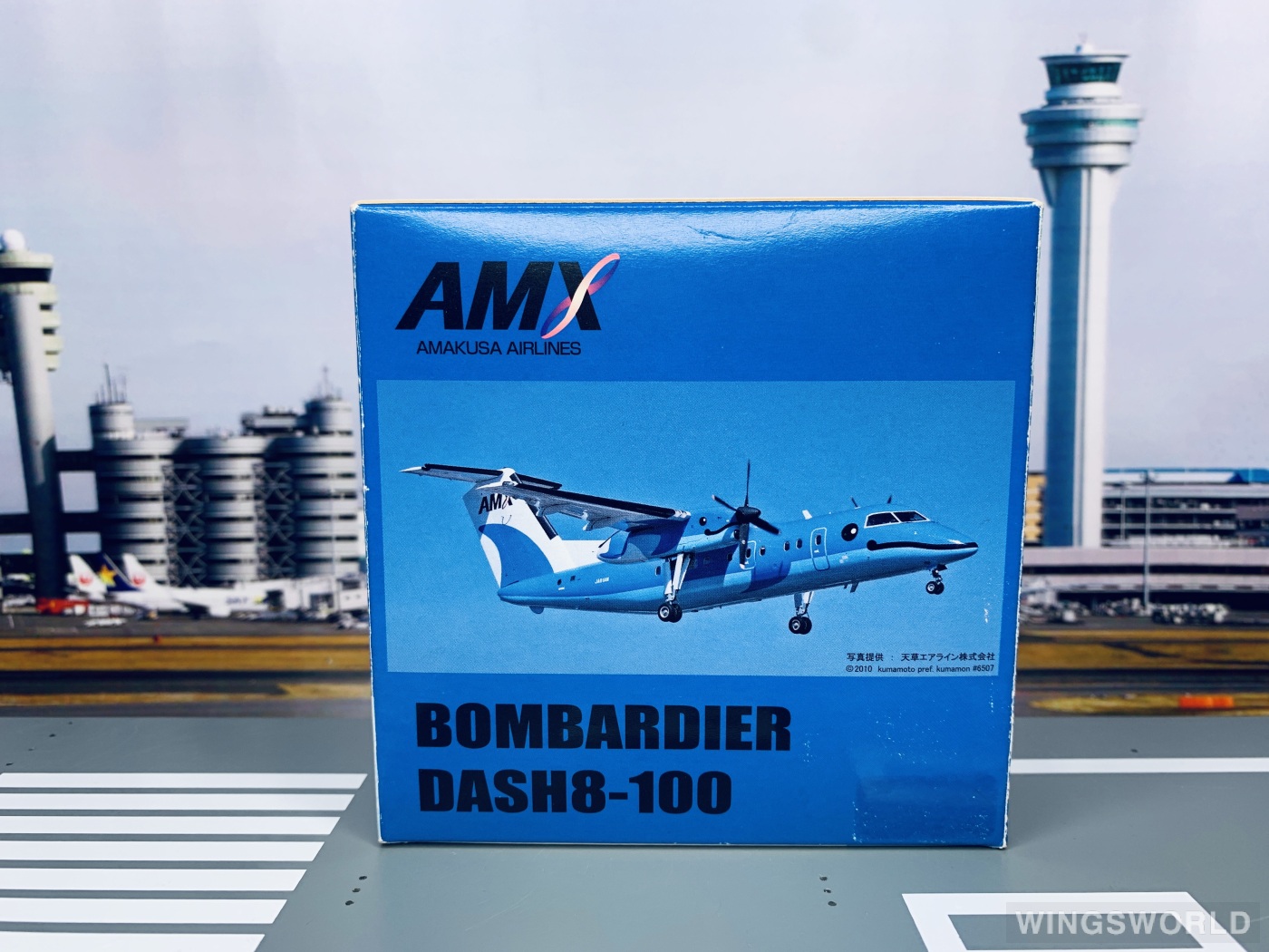 Geminijets 1:400 GJ7081AM Amakusa Airlines AMX 日本天草航空 Bombardier Dash 8-100 JA81AM