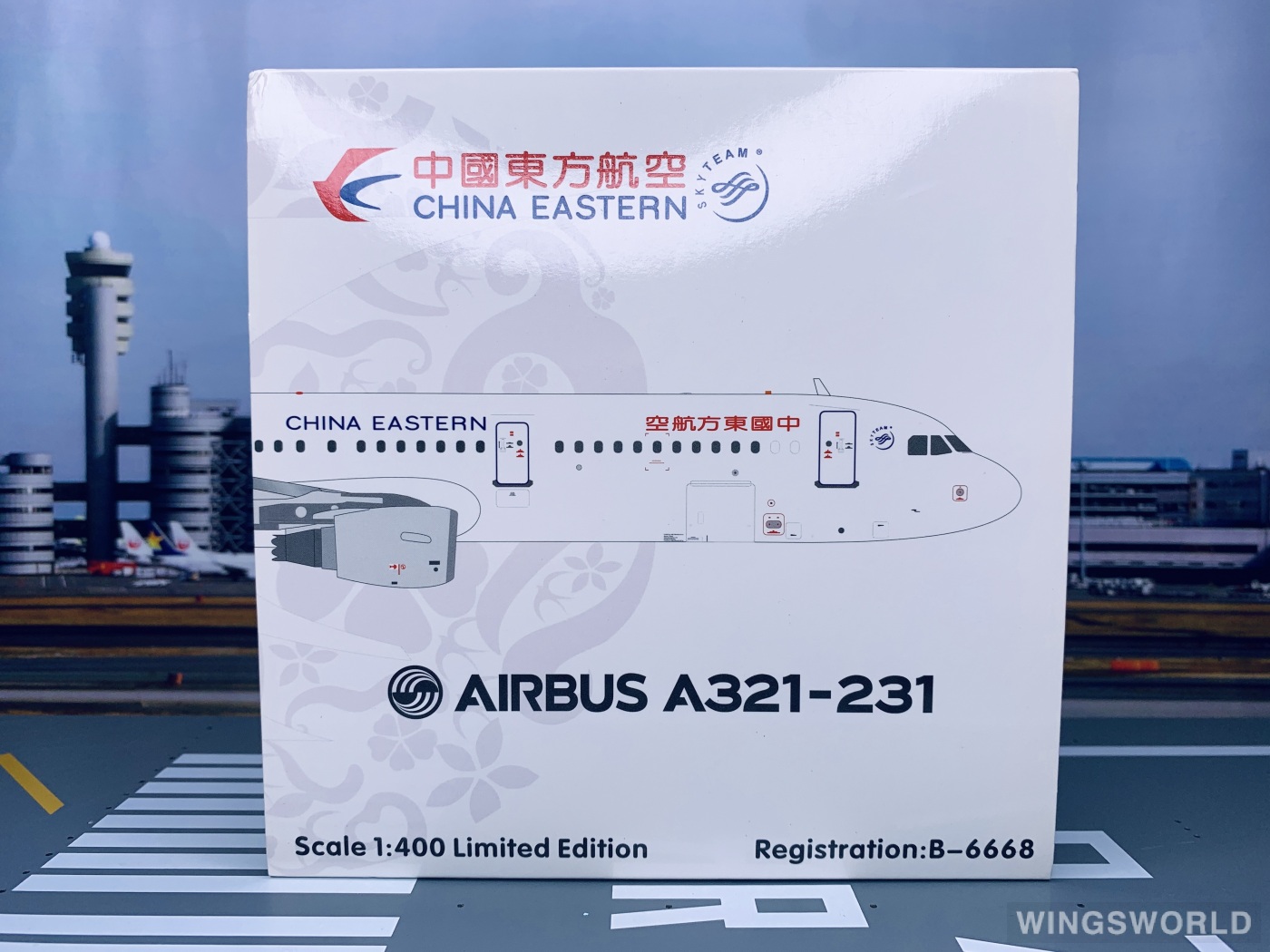HYJLwings 1:400 HYJL81020 China Eastern 中国东方航空 Airbus A321 B-6668