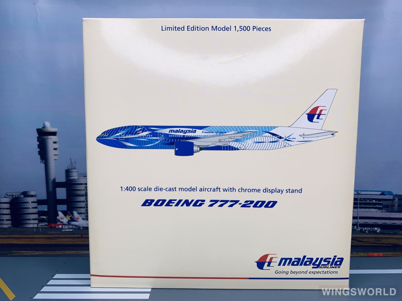 Geminijets 1:400 88207 Malaysia Airlines 马来西亚航空 Boeing 777-200ER 9M-MRD
