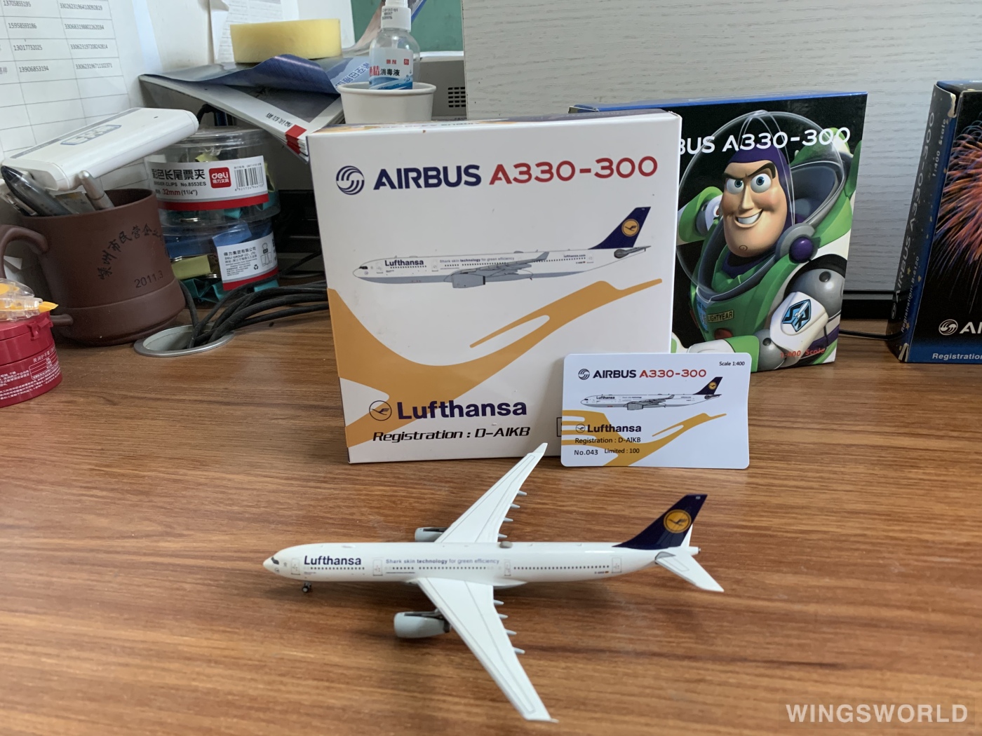 Pandamodel 1:400 PMDAIKB Lufthansa 汉莎航空 Airbus A330-300 D-AIKB