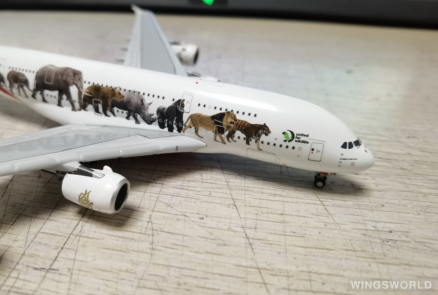 Geminijets 1:400 GJUAE1594 Emirates 阿联酋航空 Airbus A380-800 A6-EEQ