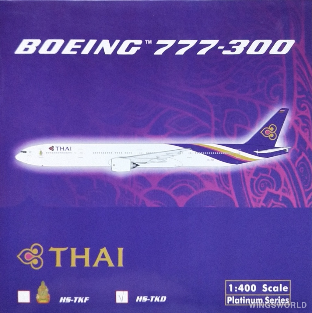 Phoenix 1:400 PH10331B Thai Airways 泰国国际航空 Boeing 777-300 HS-TKD